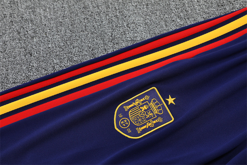 Spain National Team 2026 World Cup Training Set Tracksuit - Blue - Jersey Teams