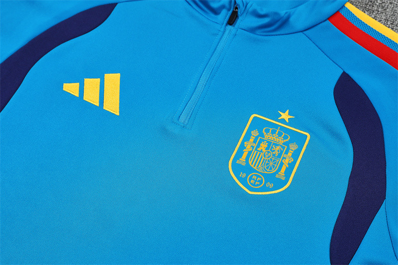 Spain National Team 2026 World Cup Training Set Tracksuit - Blue - Jersey Teams