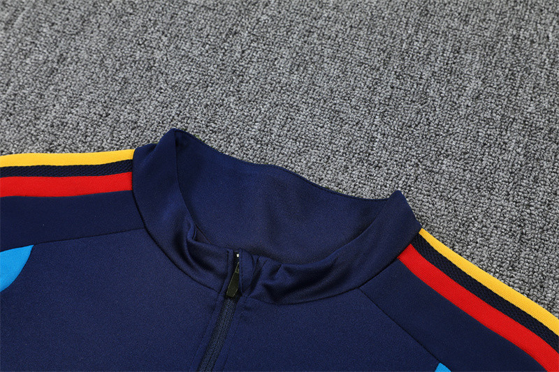 Spain National Team 2026 World Cup Training Set Tracksuit - Navy - Jersey Teams