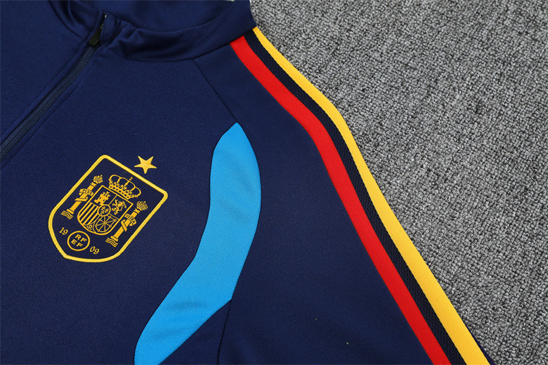 Spain National Team 2026 World Cup Training Set Tracksuit - Navy - Jersey Teams