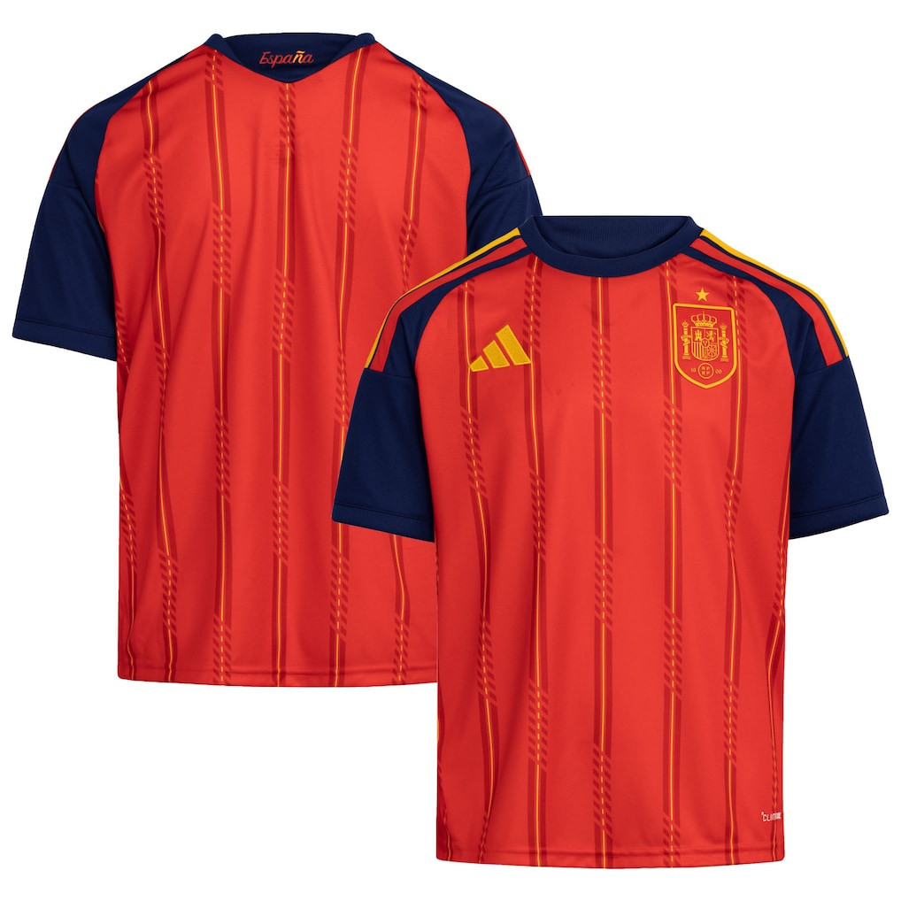 Spain National Team FIFA x World Cup 2026 Home YOUTH Jersey - Red - Jersey Teams