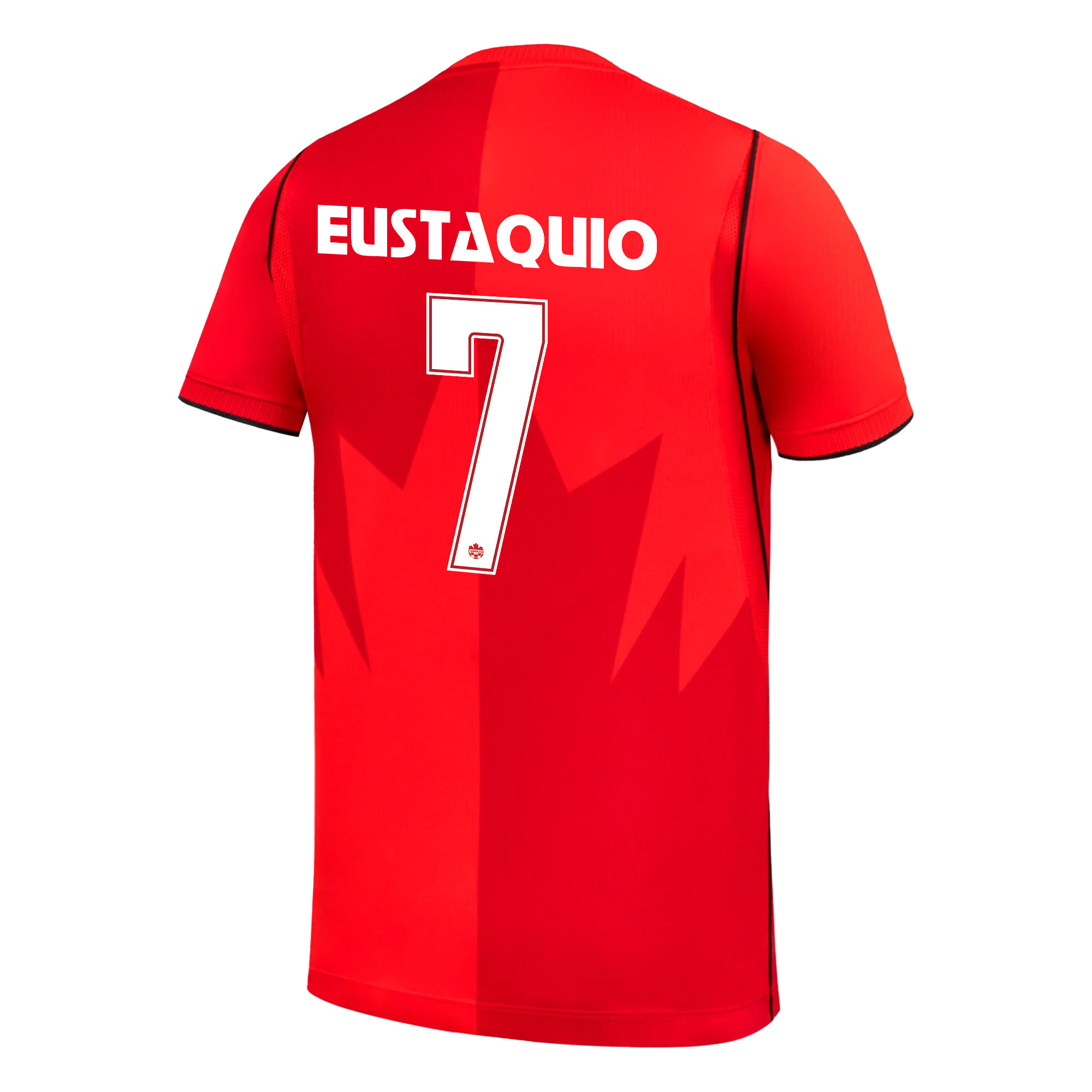 Stephen Eustáquio 7 Youth Canada National Team 2026 Home Jersey - Red - Jersey Teams
