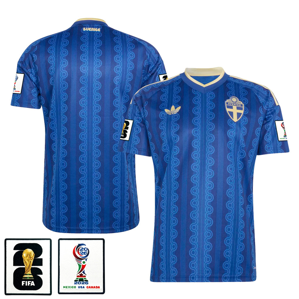 Sweden National Team 2026 Away Jersey - Blue, Men - Jersey Teams