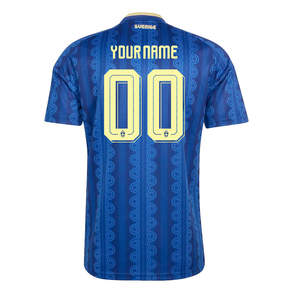 Sweden National Team 2026 Personalized Away Jersey - Blue, Men - Jersey Teams