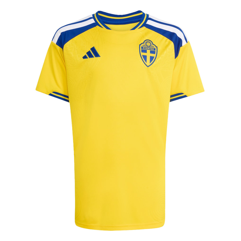 Sweden National Team 2026 Youth Home Jersey - Yellow - Jersey Teams