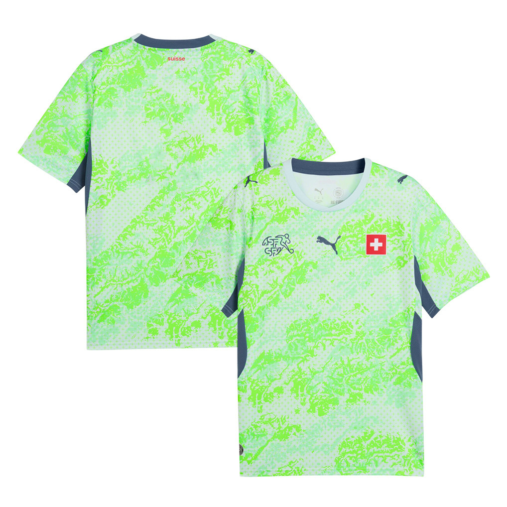 Switzerland National Team 2026 Away Jersey - Men, Green - Jersey Teams