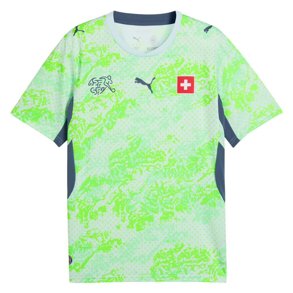 Switzerland National Team 2026 Away Jersey - Men, Green - Jersey Teams