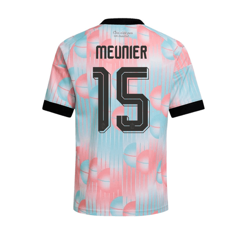 Thomas Meunier 15 Belgium 2026 YOUTH Away Jersey & Shorts Set - Light Blue - Jersey Teams