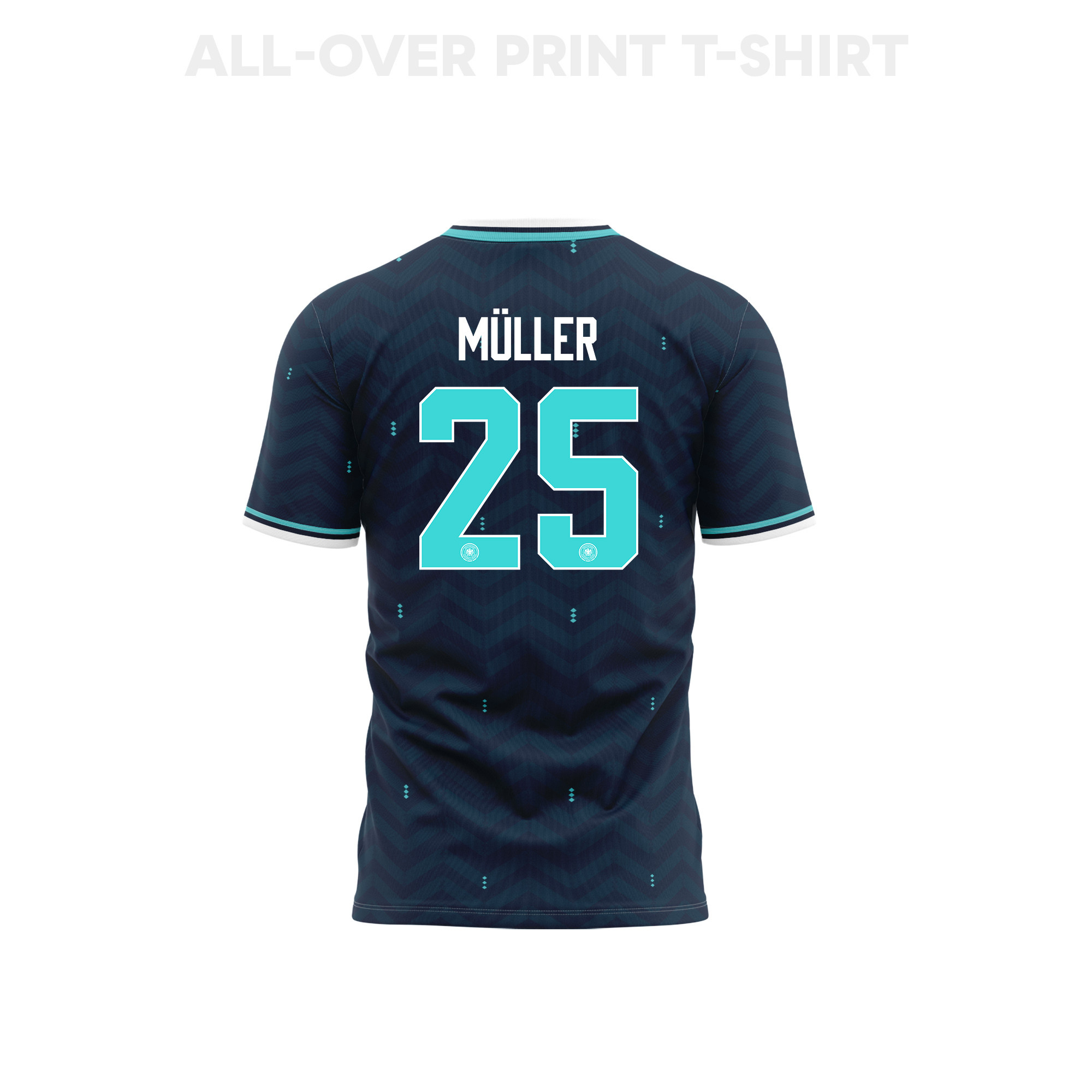 Thomas Müller 25 Germany 2026 Away 3D T-Shirt Fully Printed – Unisex, Navy - Jersey Teams