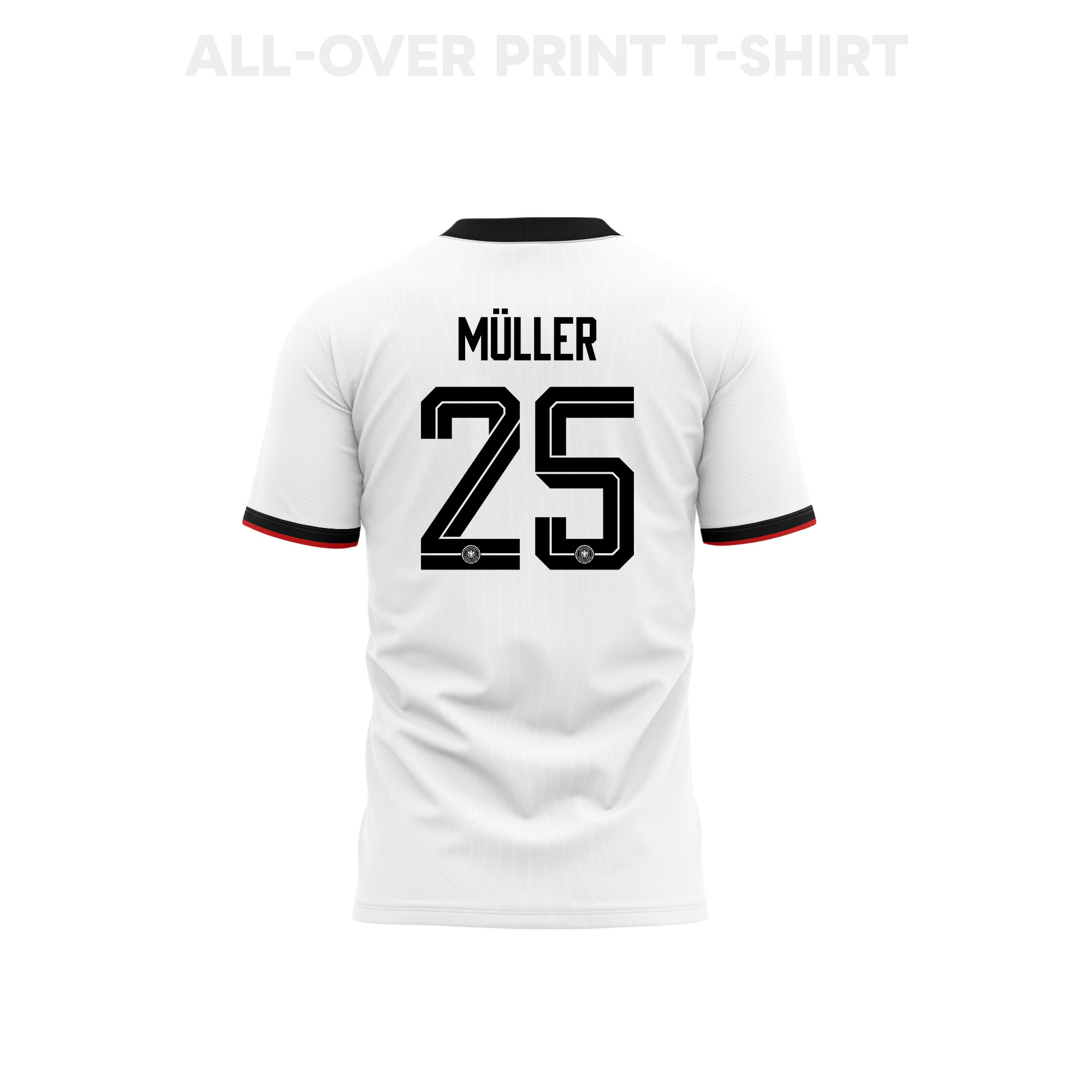 Thomas Müller 25 Youth Germany 2026 Home 3D T-shirt Fully Printed – White - Jersey Teams