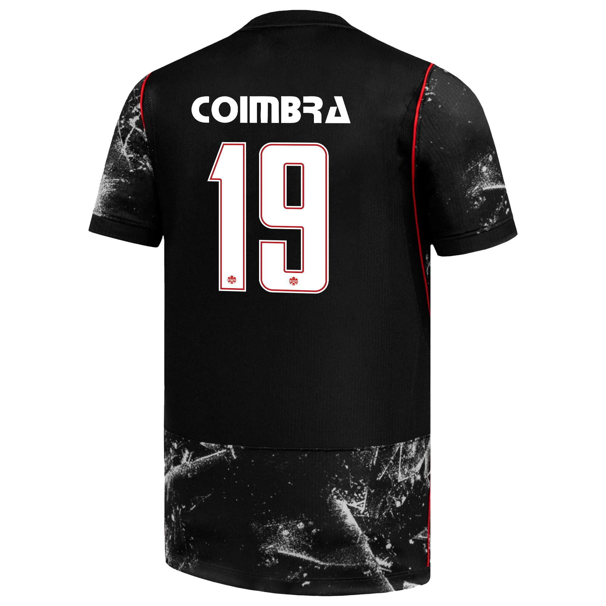 Tiago Coimbra 19 Youth Canada National Team 2026 Away Jersey - Black - Jersey Teams