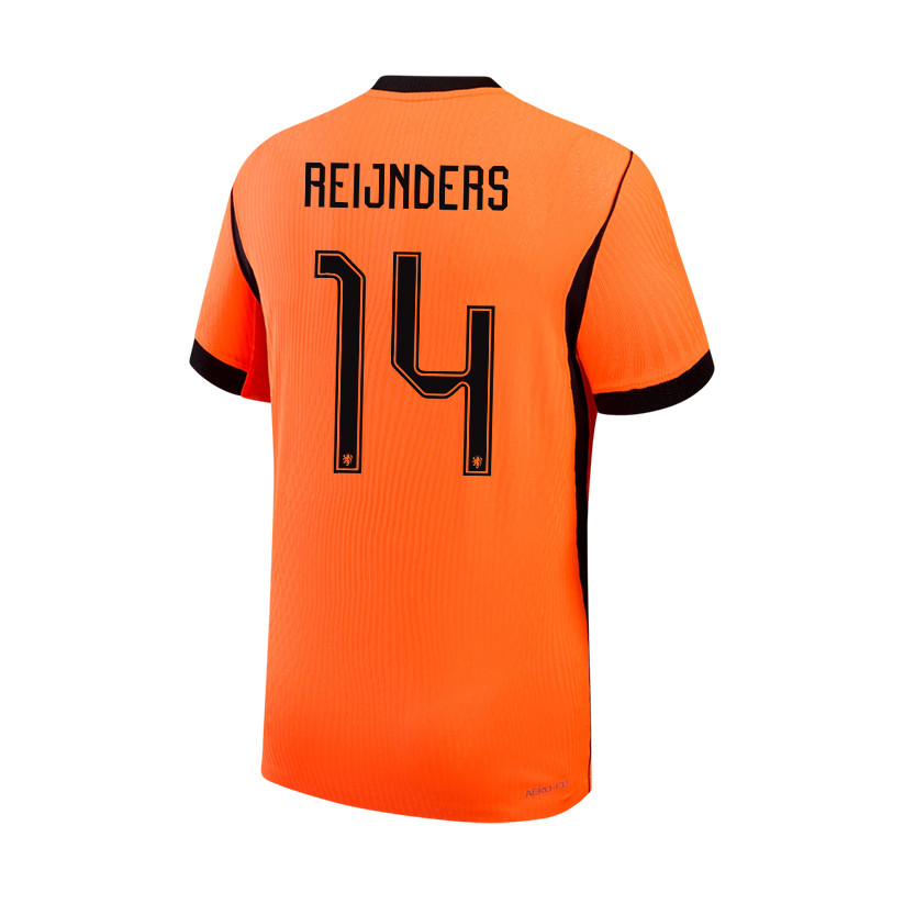Tijjani Reijnders 14 Netherlands 2026 Home Men Jersey & Shorts Set – Orange - Jersey Teams
