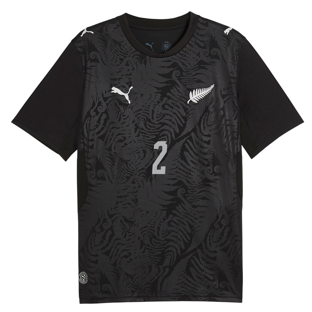 Tim Payne 2 New Zealand National Team 2026 Home Jersey - Black, Men - Jersey Teams