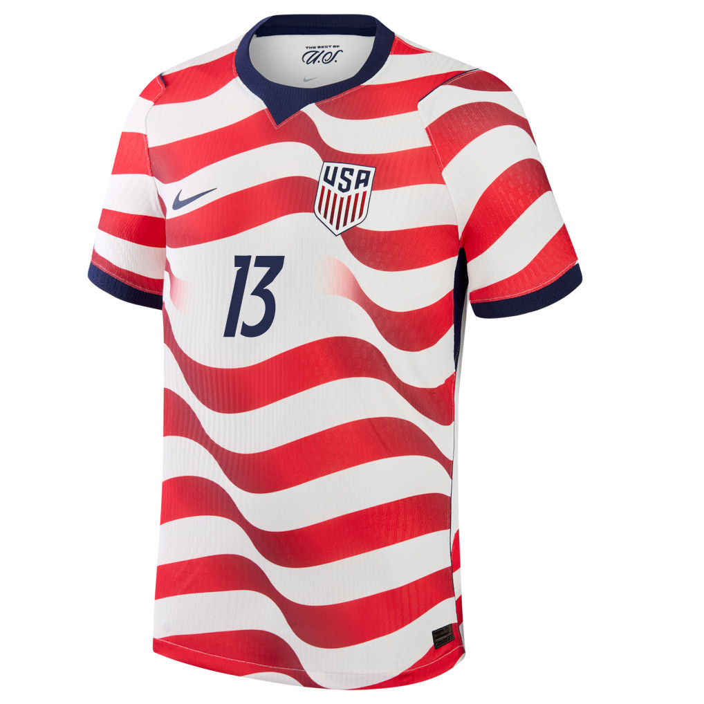Tim Ream 13 USMNT 2026 Home Match Jersey – White, Men – Jersey Teams