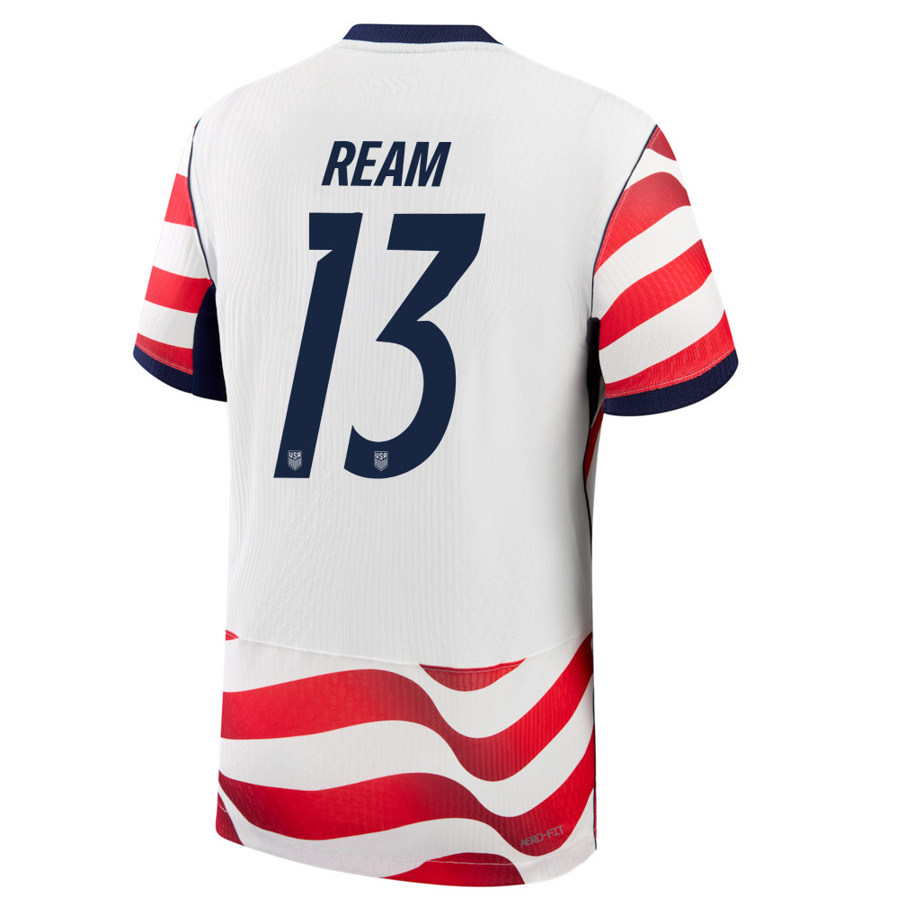 Tim Ream 13 USMNT 2026 Home Match Jersey - White, Men - Jersey Teams