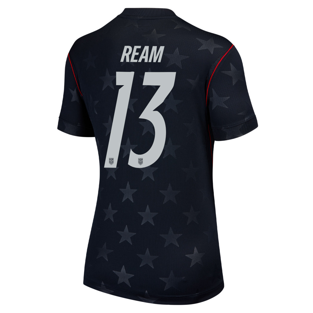 Tim Ream 13 USMNT 2026 Women's Away Stadium Game Jersey - Black - Jersey Teams