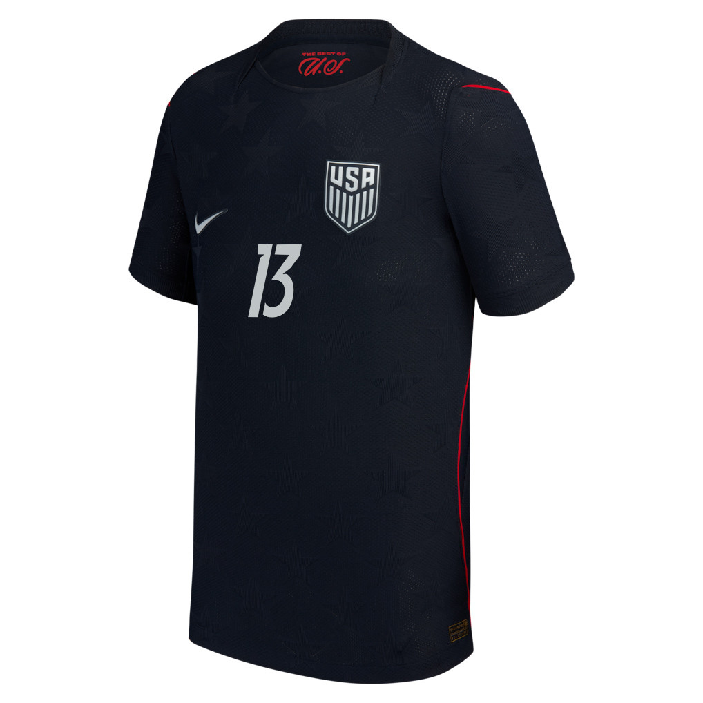 Tim Ream 13 USMNT Youth 2026 Away Match Jersey - Blue - Jersey Teams