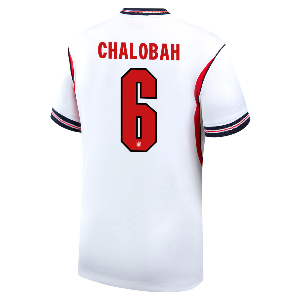 Trevoh Chalobah 6 England National Team 2026 Home Jersey - White, Men - Jersey Teams