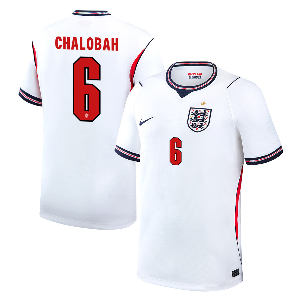 Trevoh Chalobah 6 England National Team 2026 Home Jersey - White, Men - Jersey Teams