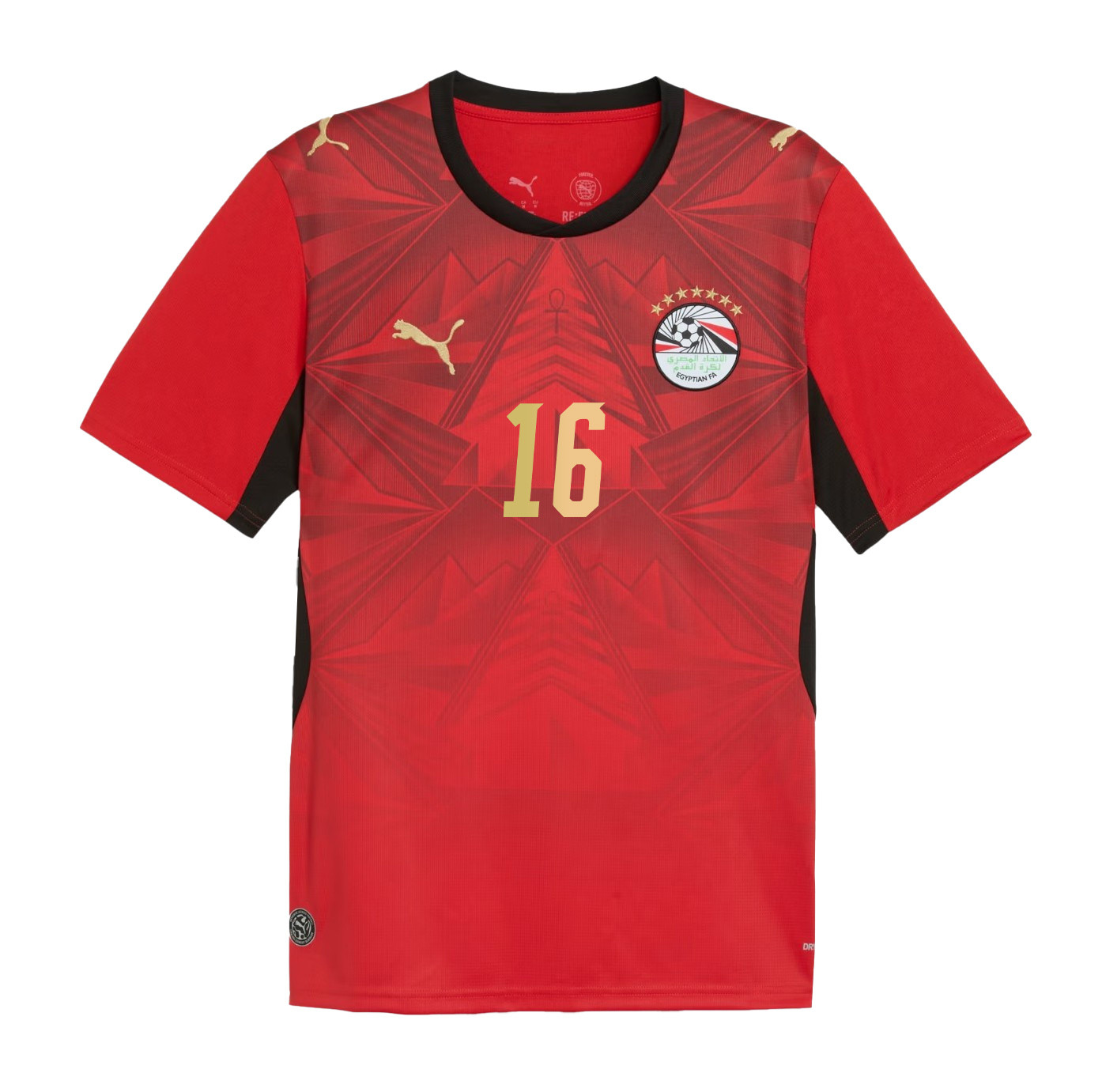 Trezeguet 16 Egypt National Team 2026 Home Jersey - Red, Men - Jersey Teams