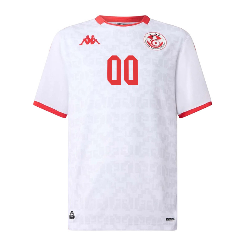 Tunisia National Team 2026 Personalized Away Jersey - White, Men - Jersey Teams