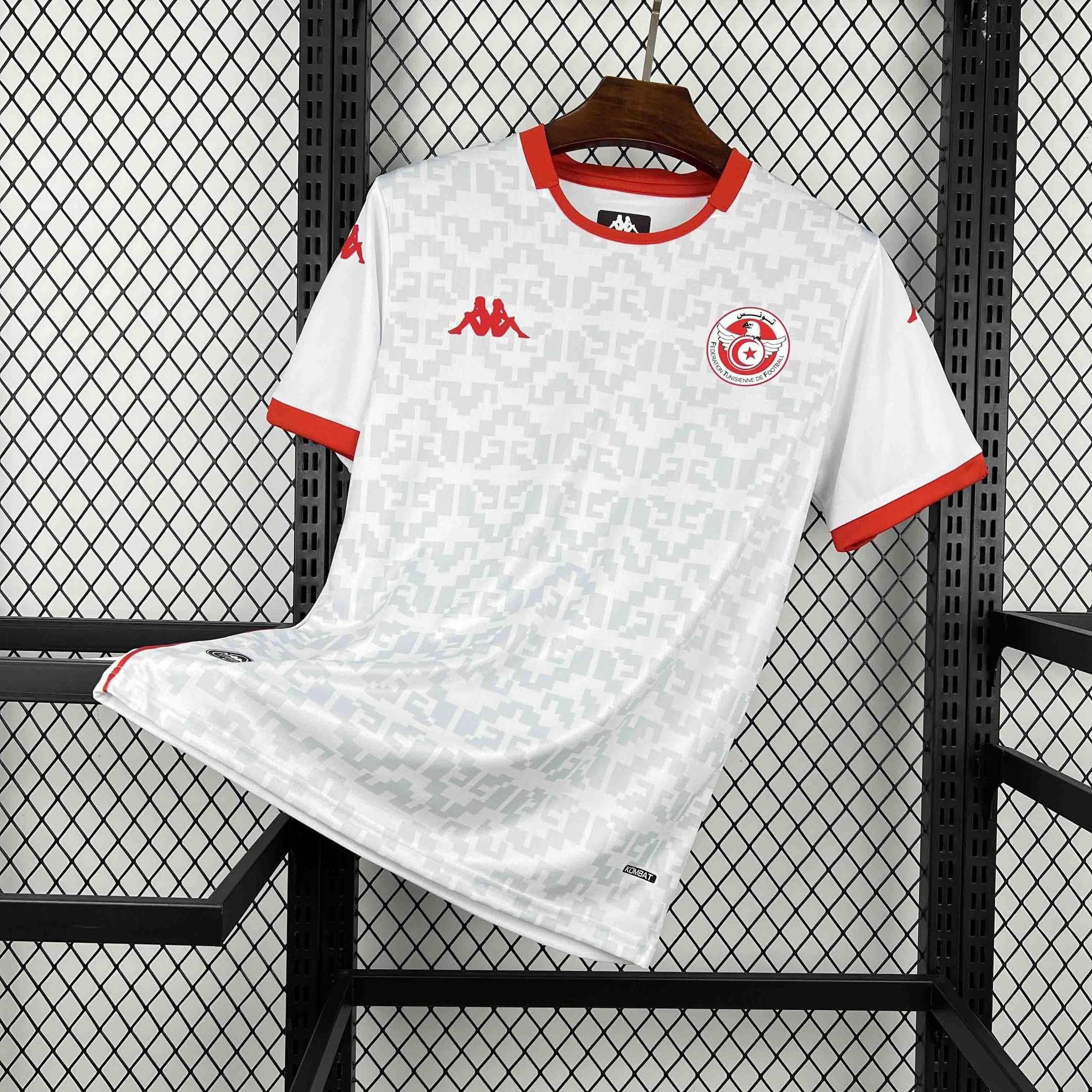 Tunisia National Team World Cup 2026 Away Jersey - Men White - Jersey Teams