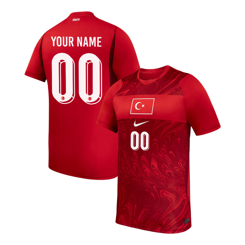 Turkey National Team 2026 Home Jersey - Personalized - Red, Men - Jersey Teams