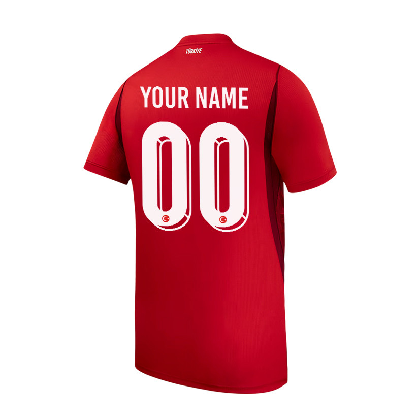 Turkey National Team 2026 Home Jersey - Personalized - Red, Men - Jersey Teams