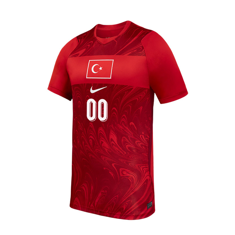 Turkey National Team 2026 Youth Home Jersey - Personalized - Red - Jersey Teams