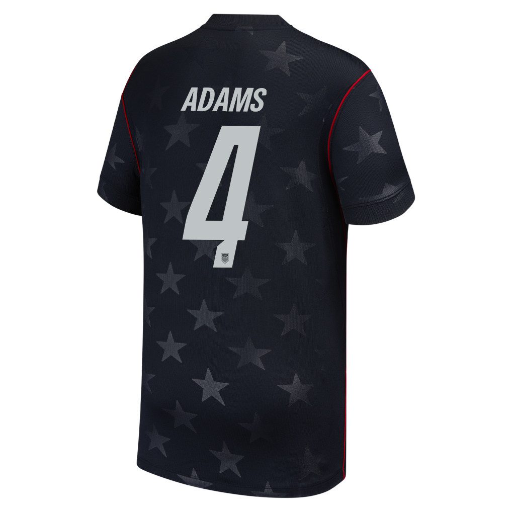 Tyler Adams 4 USMNT Youth 2026 Away Stadium Jersey - Blue - Jersey Teams