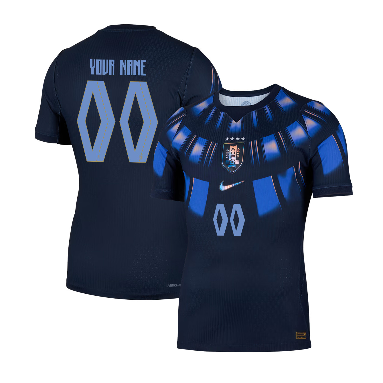 Uruguay National Team 2026 Away Jersey - Personalized - Navy, Men - Jersey Teams