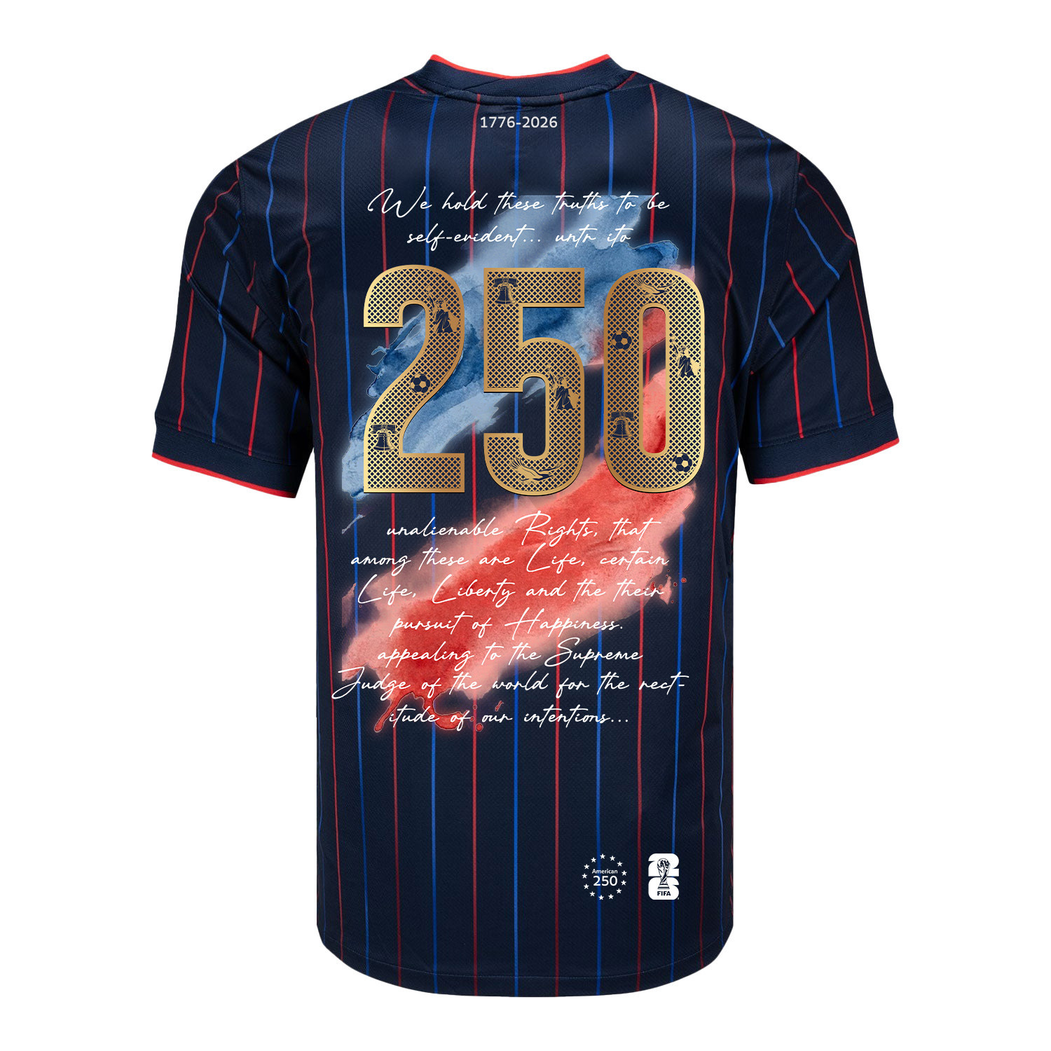 USMNT 2026 Away Soccer Jersey - USA Freedom Heritage Design, Men Navy - Jersey Teams