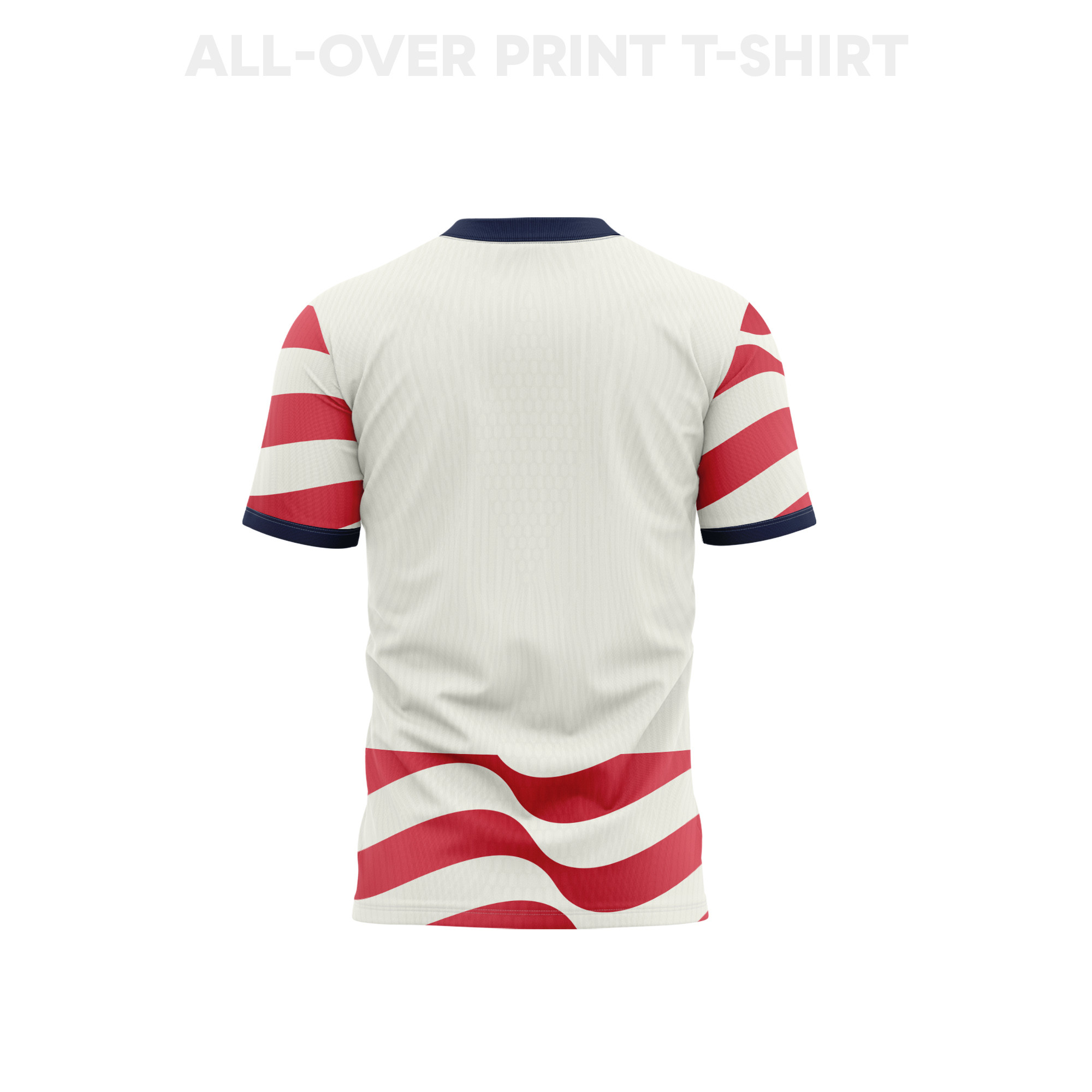 USMNT 2026 Home 3D T-Shirt Fully Printed – Unisex, White/Red - Jersey Teams