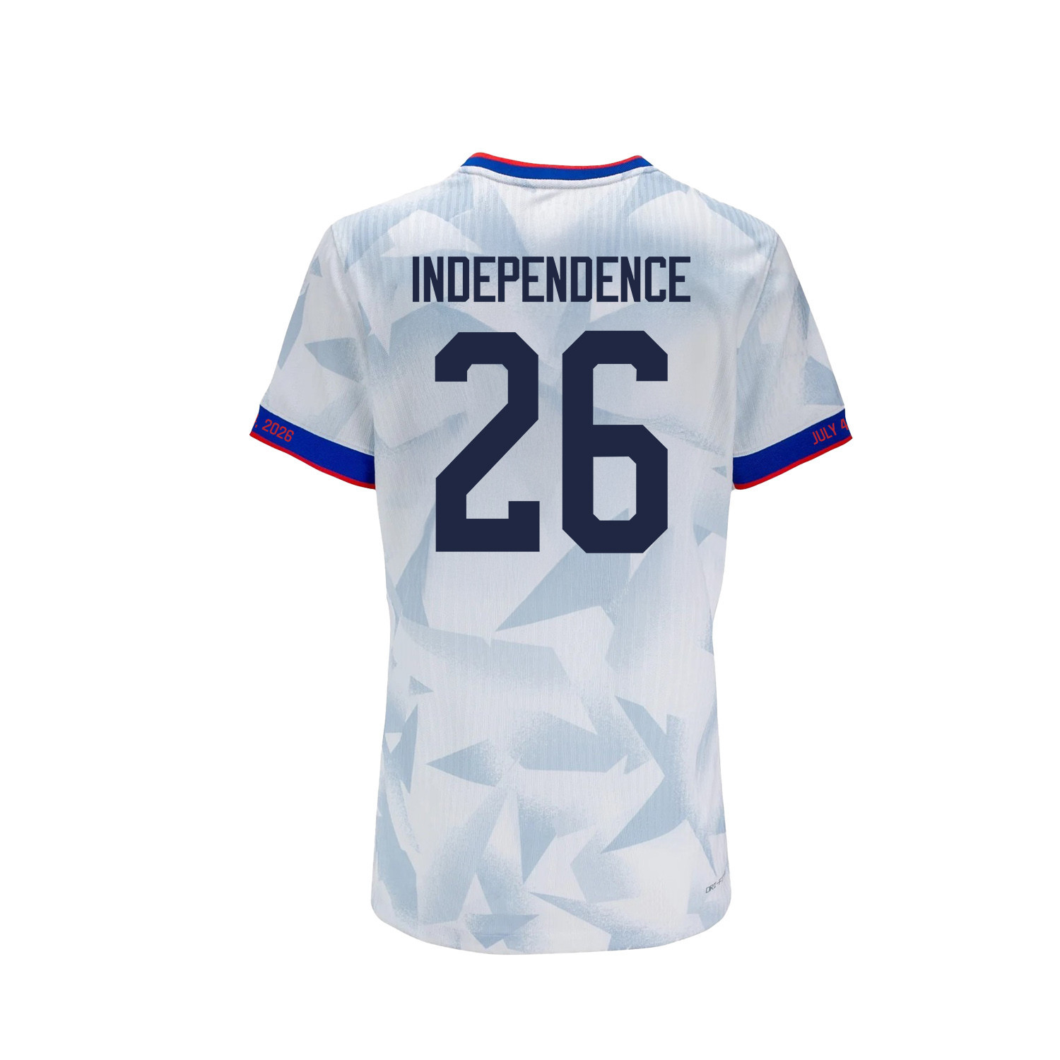 USMNT 2026 Home Soccer Jersey - Independence 26 Patriotic July 4th - Men White - Jersey Teams