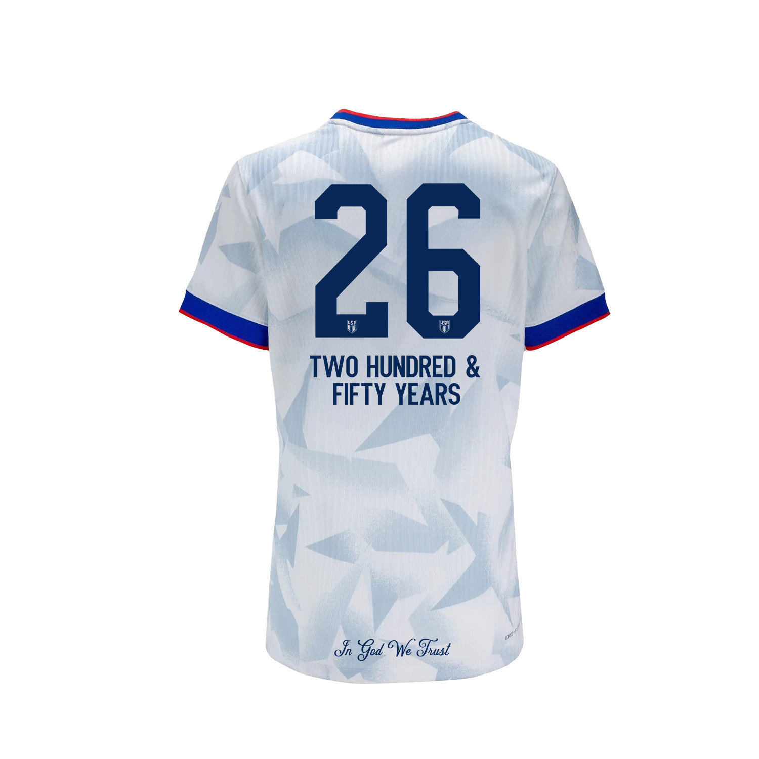 USMNT 2026 Men Home Jersey – United Since 1776 America 250 Patriotic Jersey - Jersey Teams