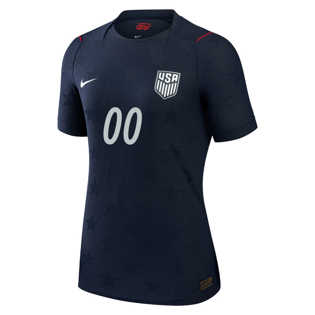 USMNT 2026 Women's Away Match Jersey - Personalized - Black - Jersey Teams