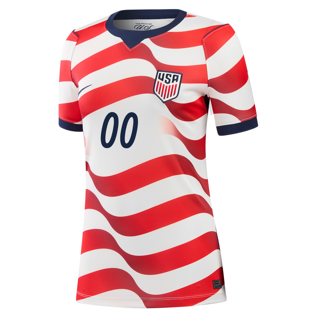 USMNT 2026 Women's Home Jersey - Personalized - White - Jersey Teams