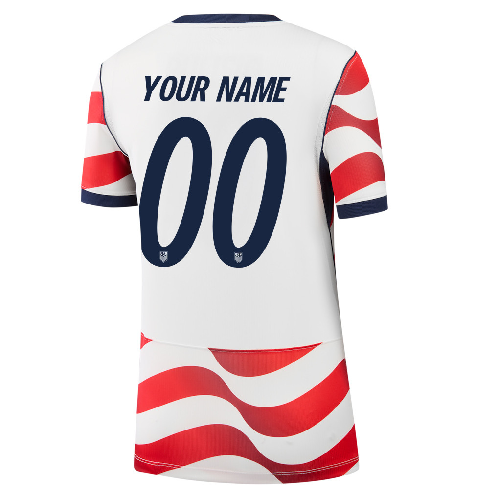 USMNT 2026 Women's Home Jersey - Personalized - White - Jersey Teams