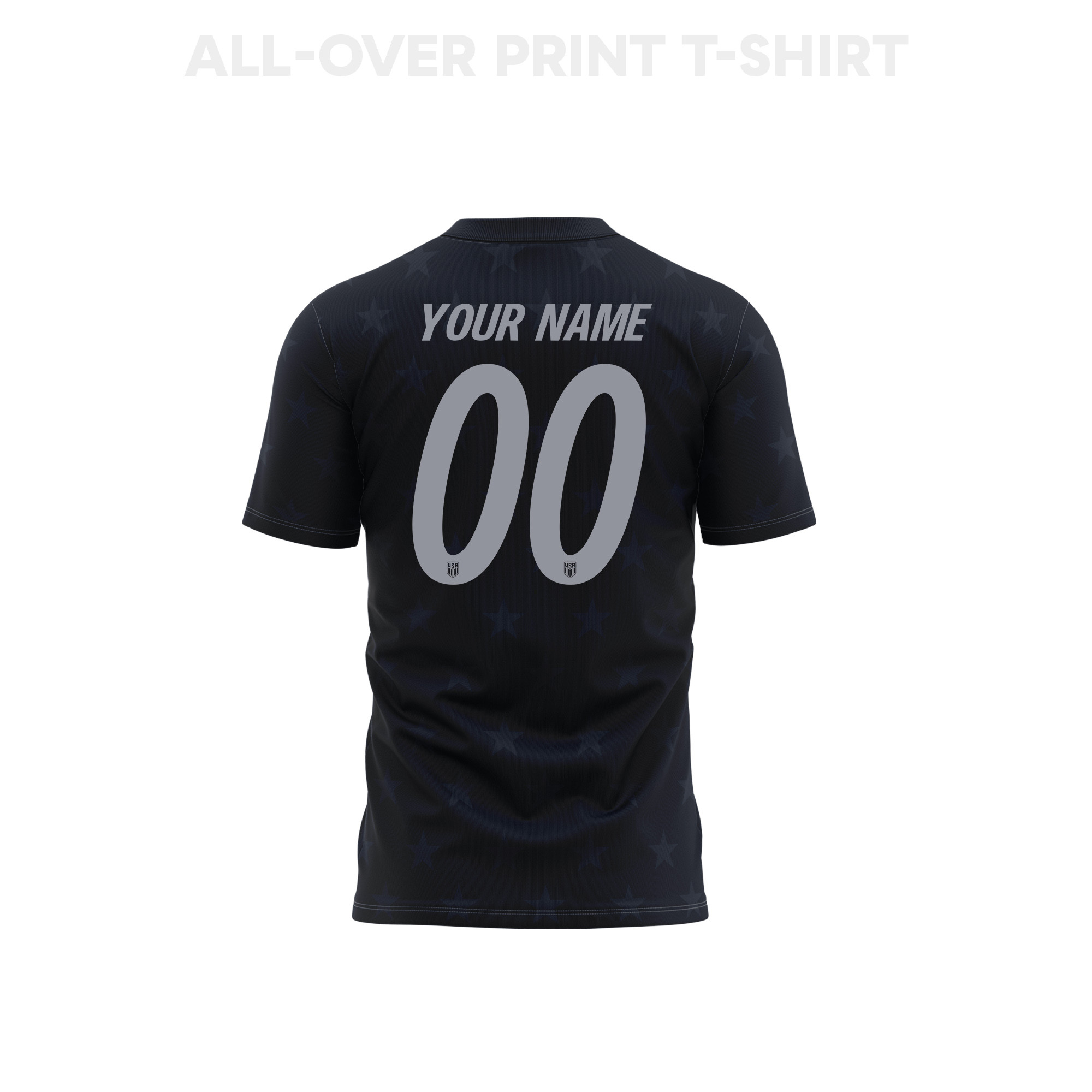 USMNT 2026 Youth Away 3D T-shirt Fully Printed – Personalized – Black - Jersey Teams