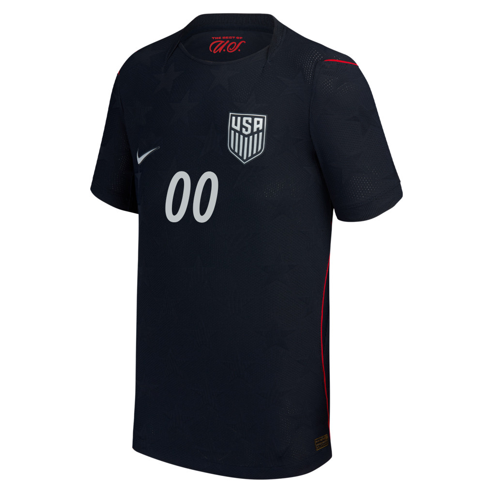 USMNT Youth 2026 Away Match Jersey - Personalized - Blue - Jersey Teams