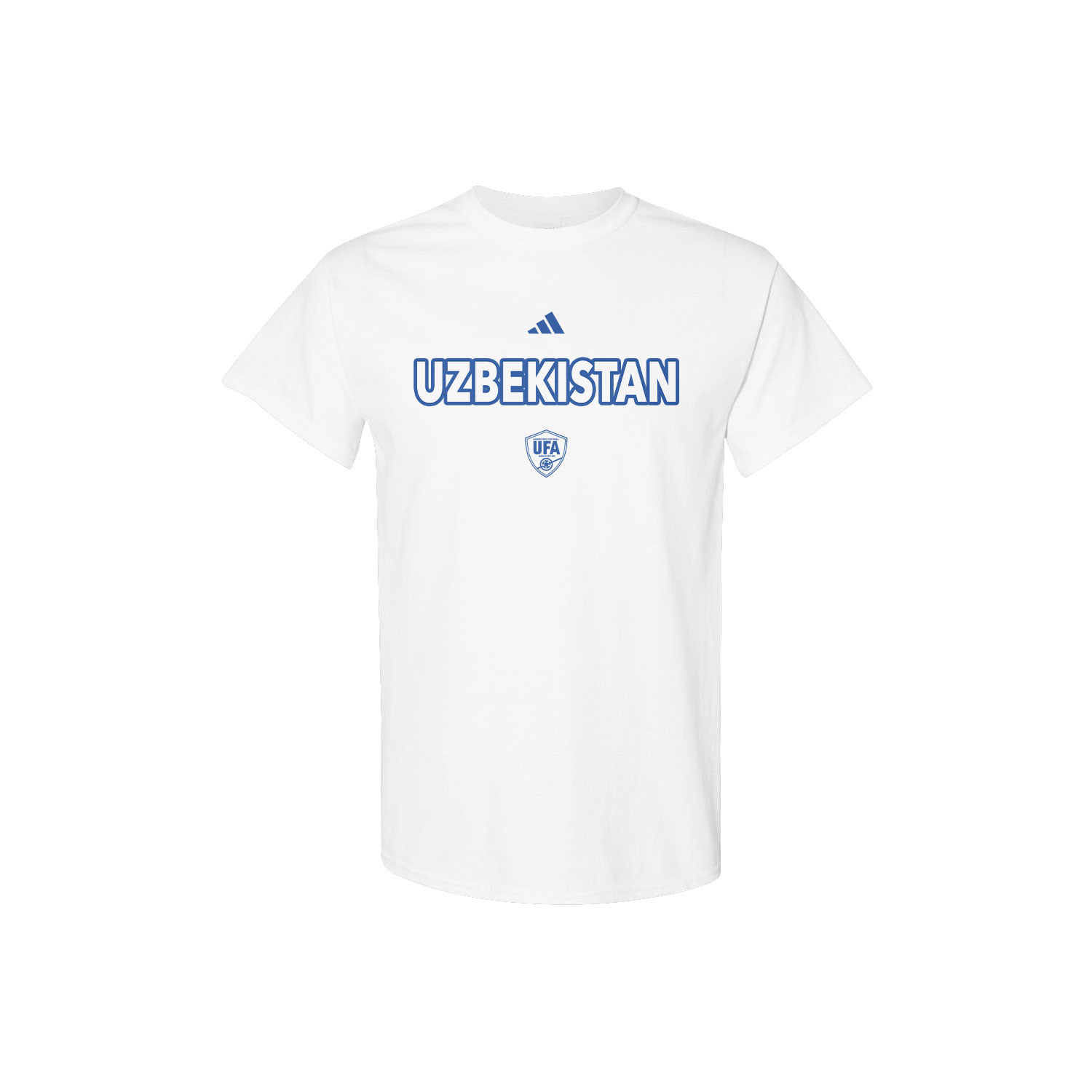 Uzbekistan National Team Inspired T-Shirt – World Cup 2026 Fan Edition – White – Jersey Teams