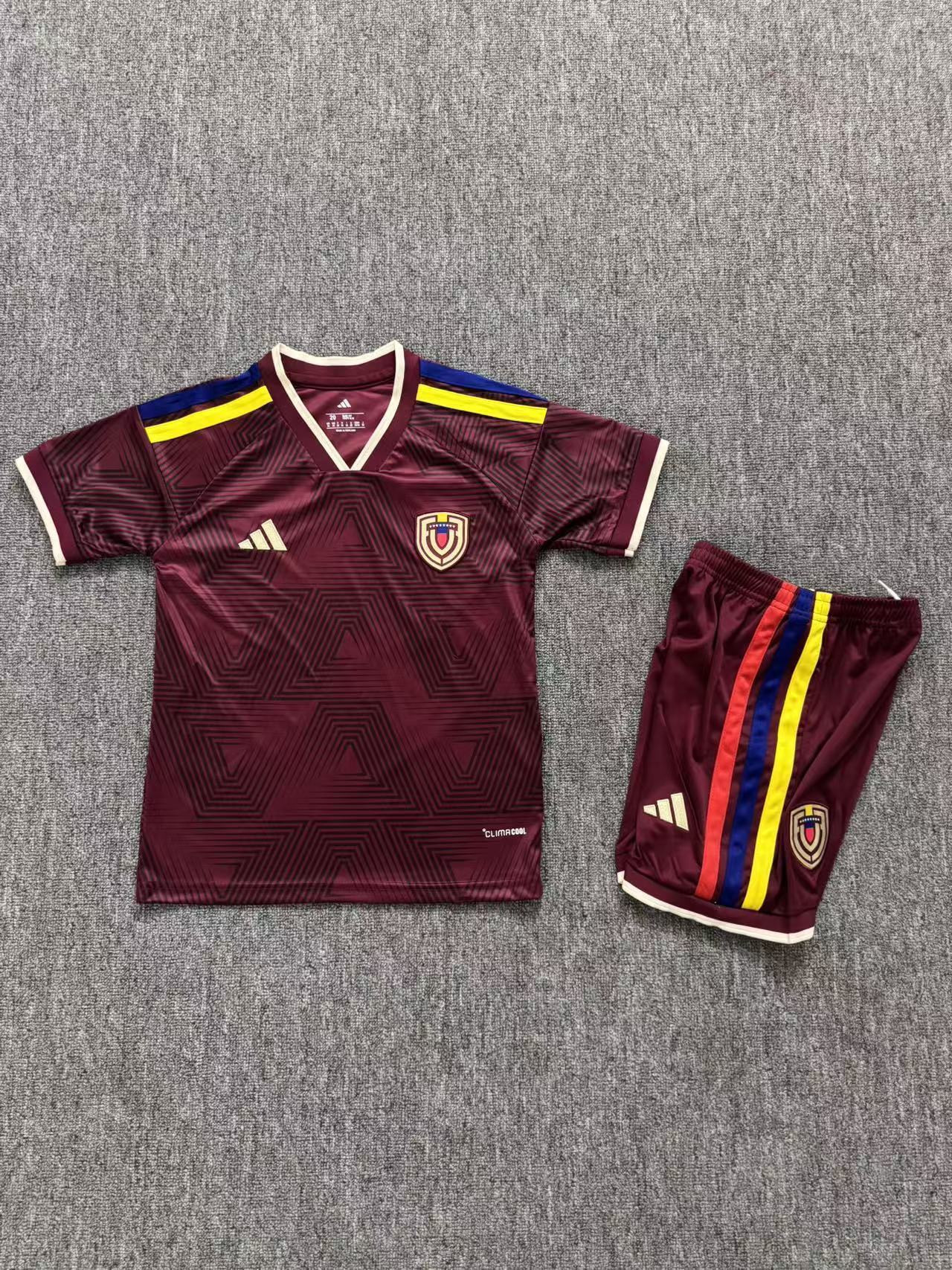 Venezuela National Team 2026 Home Youth Kit - Children Soccer Set - Jersey Teams