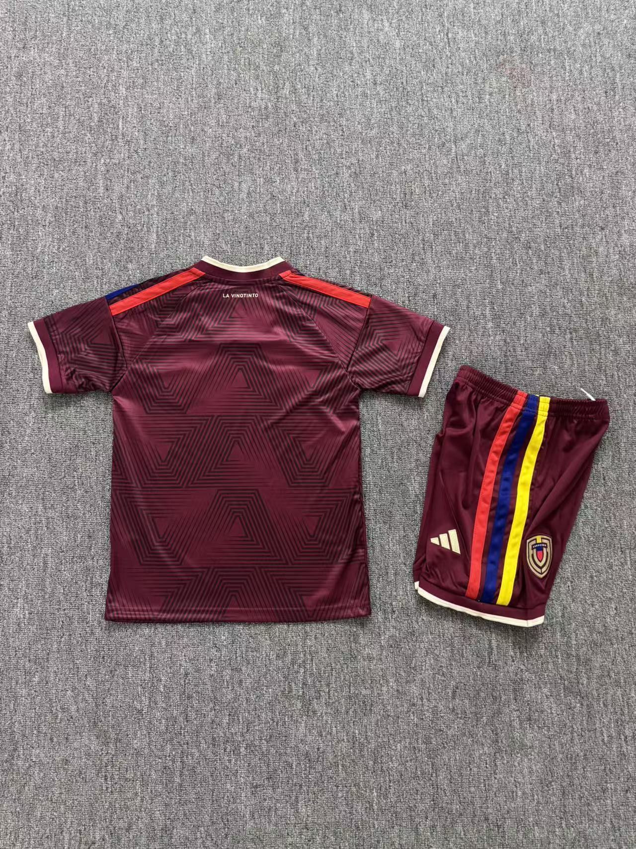 Venezuela National Team 2026 Home Youth Kit – Children Soccer Set – Jersey Teams