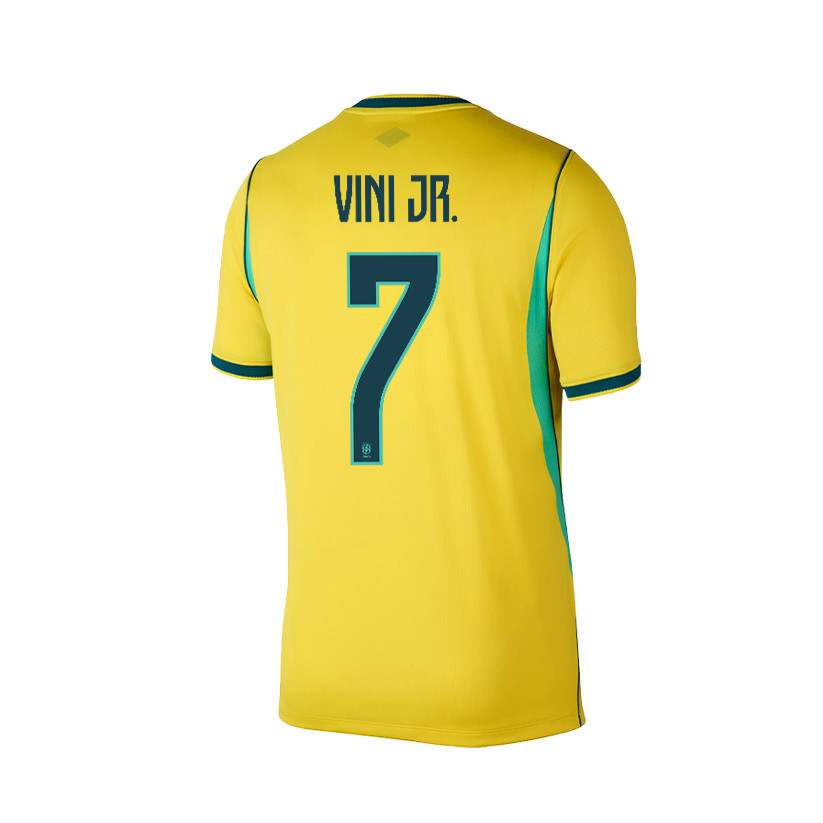 Vinícius Júnior 7 Brazil 2026 Home Men Jersey & Shorts Set – Yellow - Jersey Teams