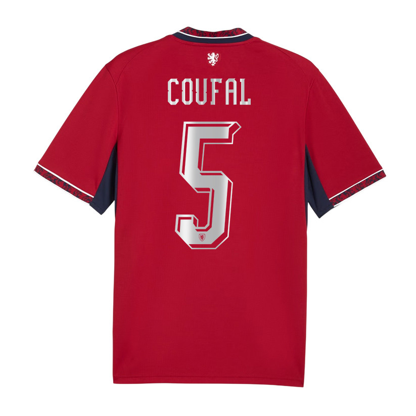 Vladimir Coufal 5 Czech Republic National Team 2026 Home Jersey - Red, Men - Jersey Teams