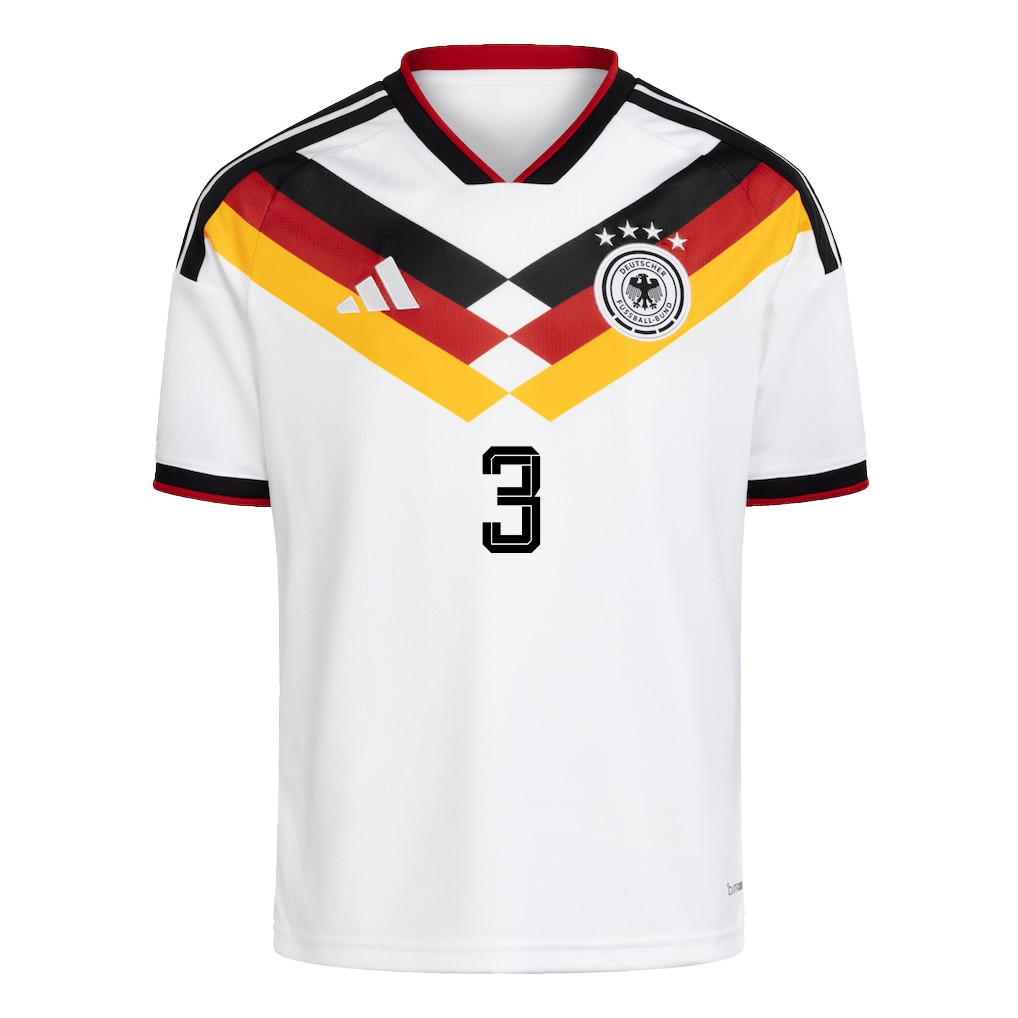 Waldemar Anton 3 Youth Germany National Team 2026 Home Jersey - White - Jersey Teams