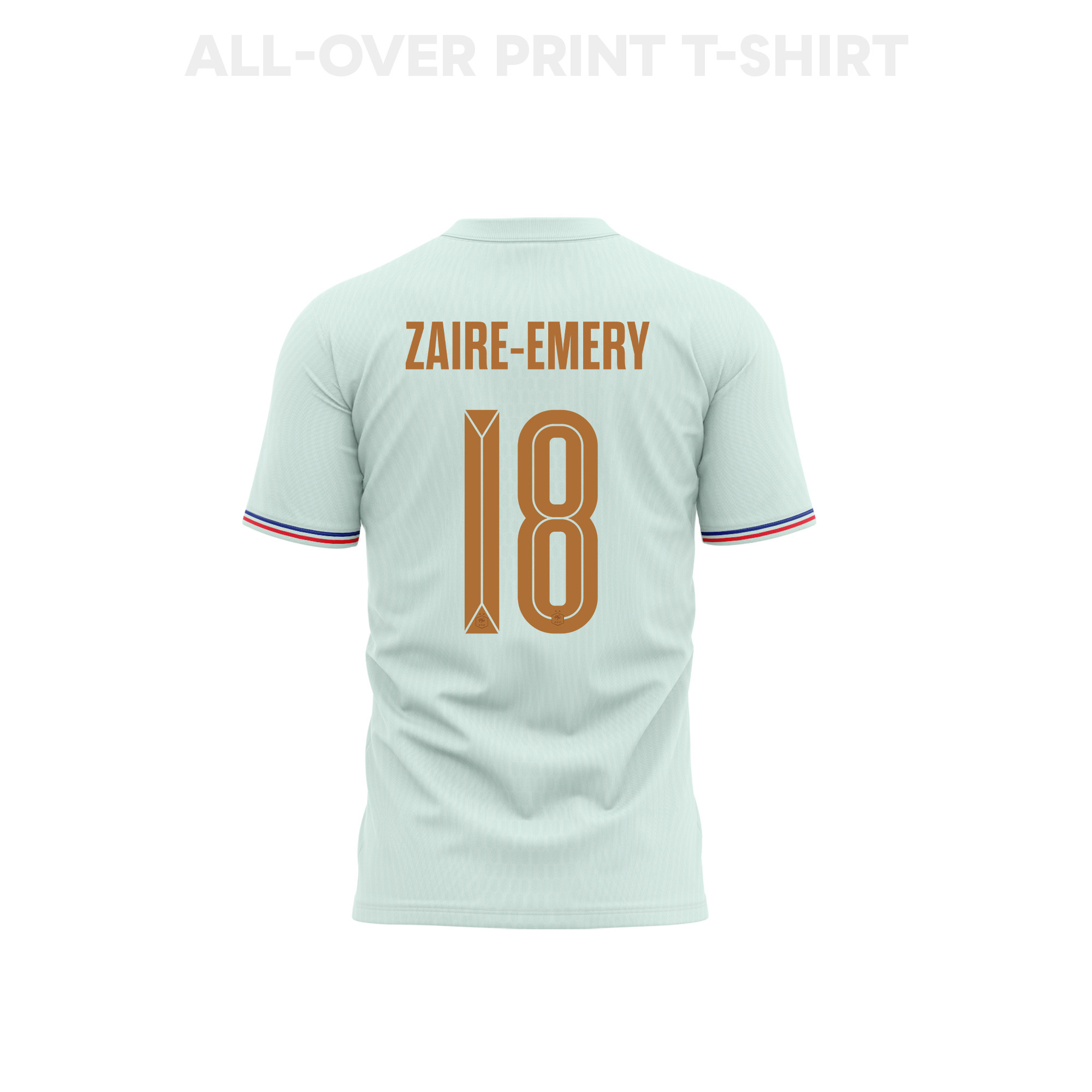Warren Zaïre-Emery 18 Youth France 2026 Away 3D T-shirt Fully Printed – Green - Jersey Teams