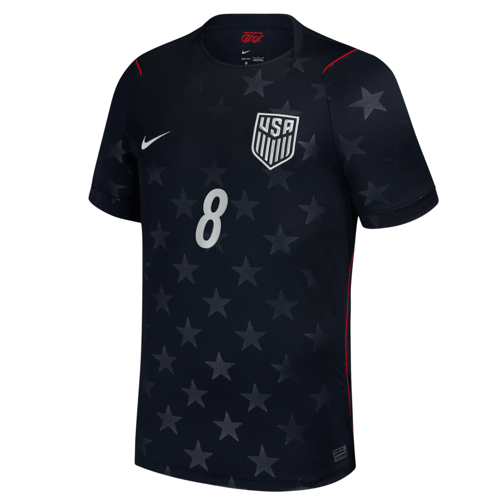 Weston McKennie 8 USMNT 2026 Away Stadium Jersey – Blue, Men – Jersey Teams