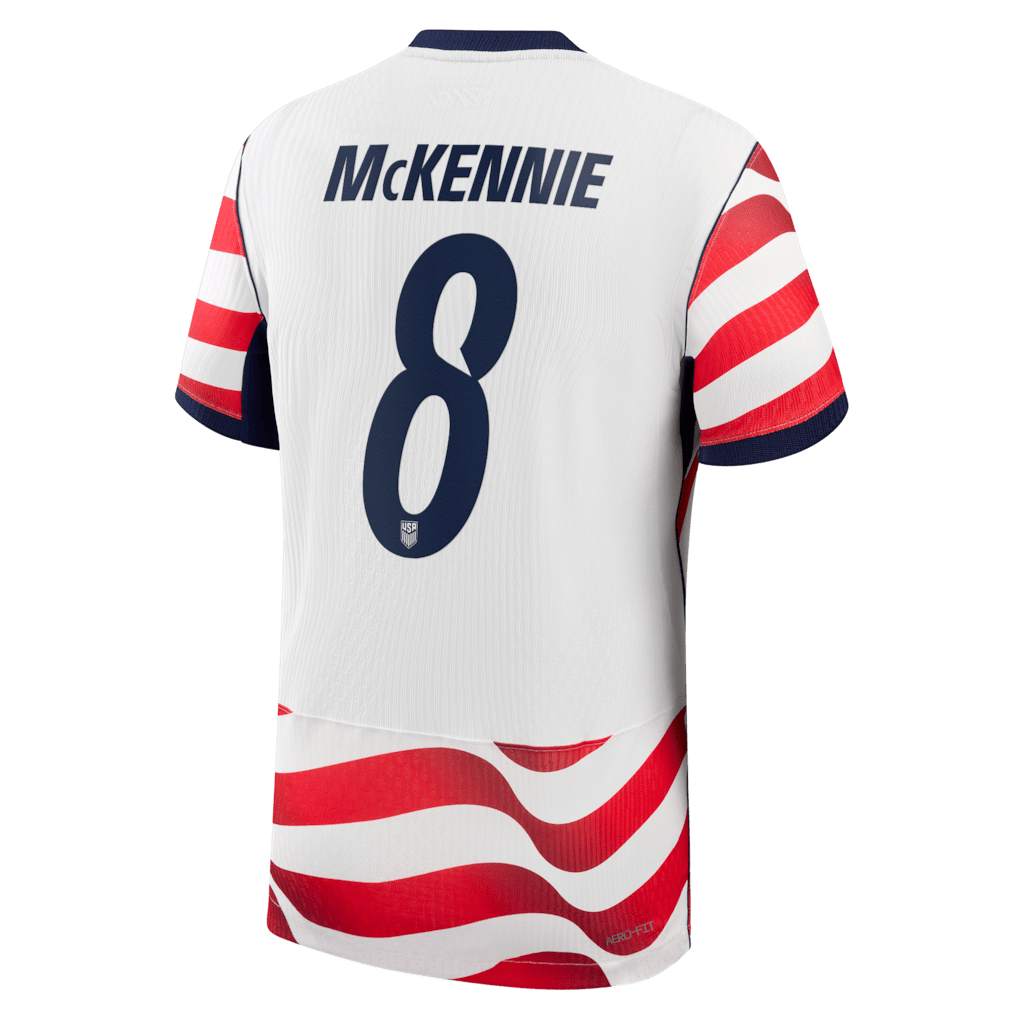 Weston McKennie 8 USMNT 2026 Home Match Jersey - White, Men - Jersey Teams
