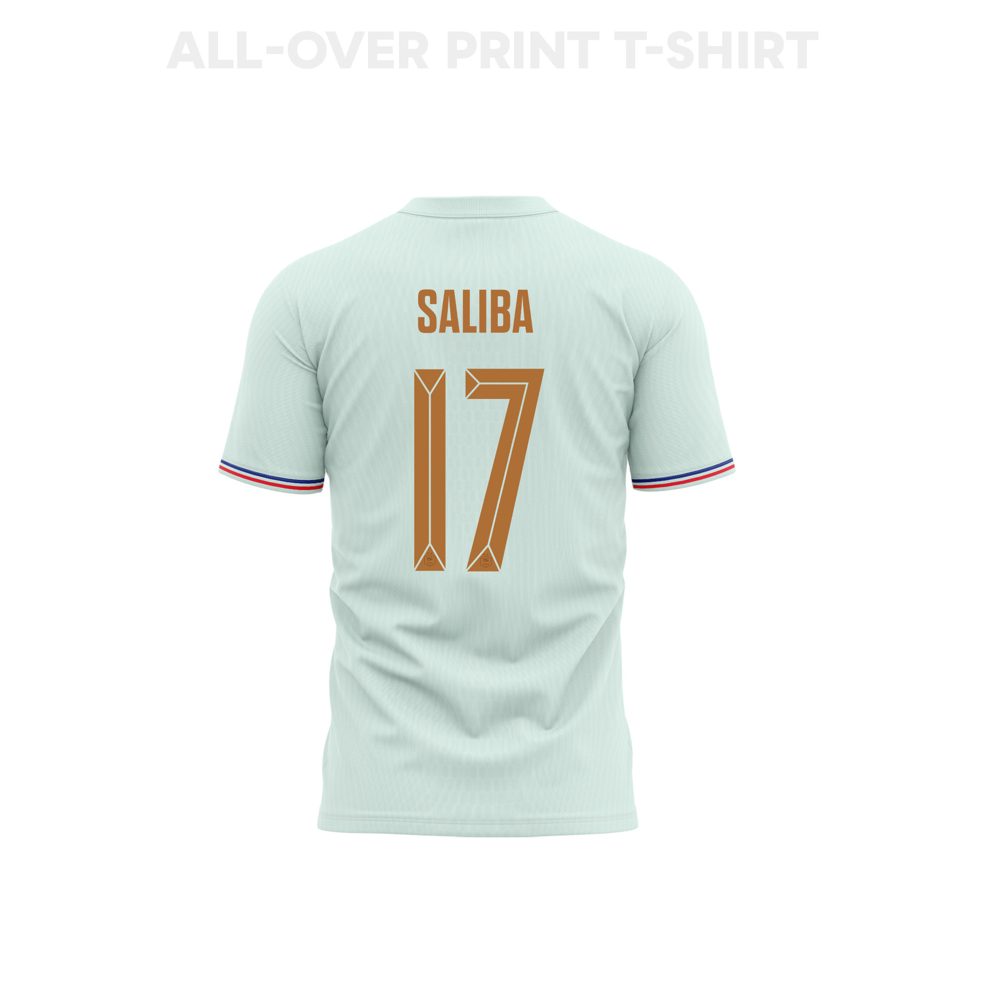 William Saliba 17 Youth France 2026 Away 3D T-shirt Fully Printed – Green - Jersey Teams